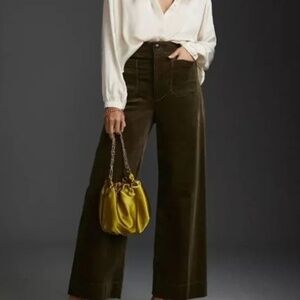Anthropologie Maeve Colette Corduroy Wide Leg Pants